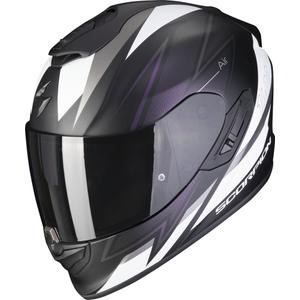 Casco integrale Scorpion EXO-1400 EVO Air Thelios nero-bianco-viola