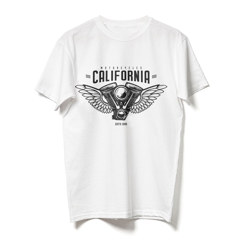 Maglietta RSA California bianco Saldi