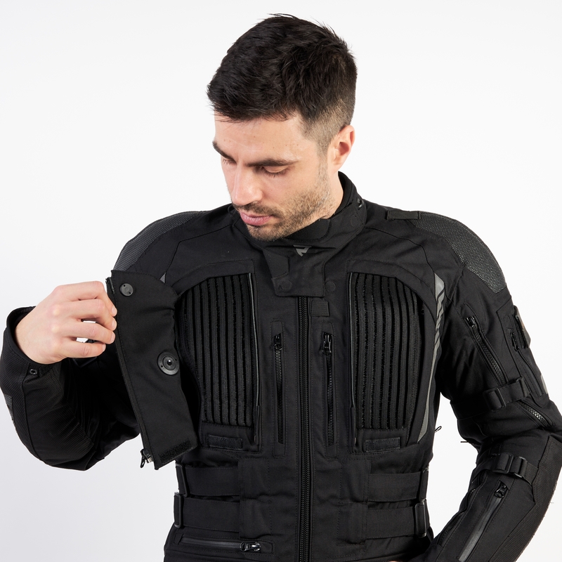 Giacca da moto Rebelhorn Patrol Black
