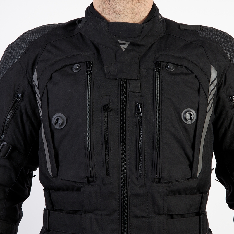 Giacca da moto Rebelhorn Patrol Black
