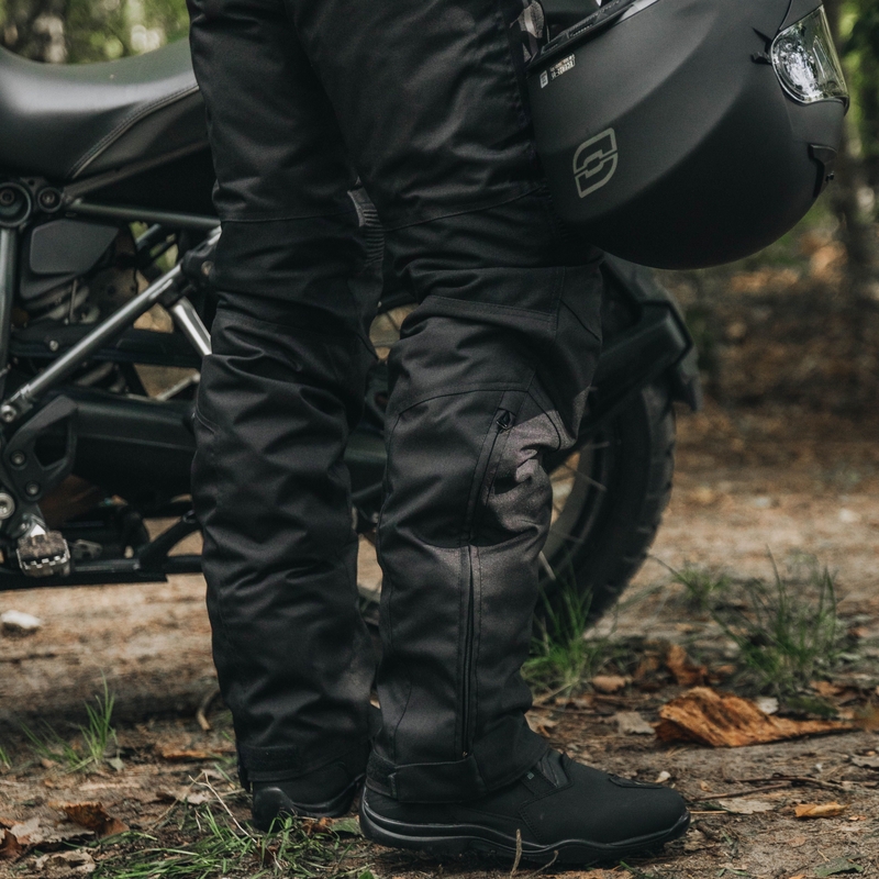 Pantaloni da moto Ozone Vulcan Black