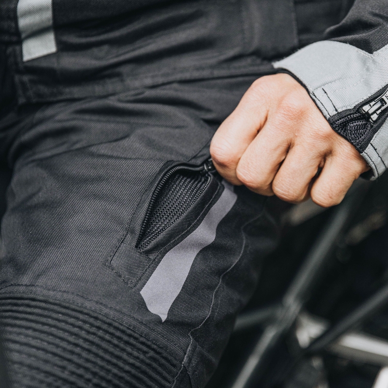 Pantaloni da moto Ozone Vulcan Black