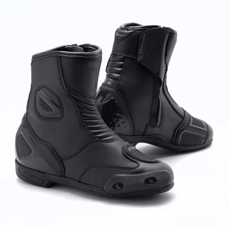 Stivali da moto Rebelhorn Trip ST Short Nero Saldi
