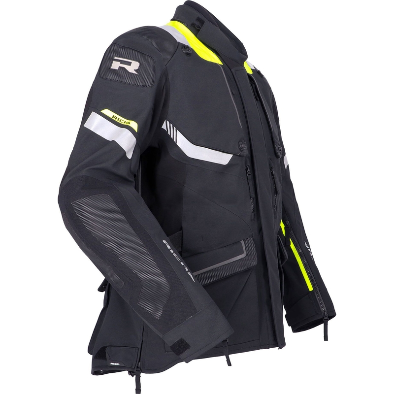 Giacca da moto RICHA Armada GTX Pro nero-giallo fluo Saldi