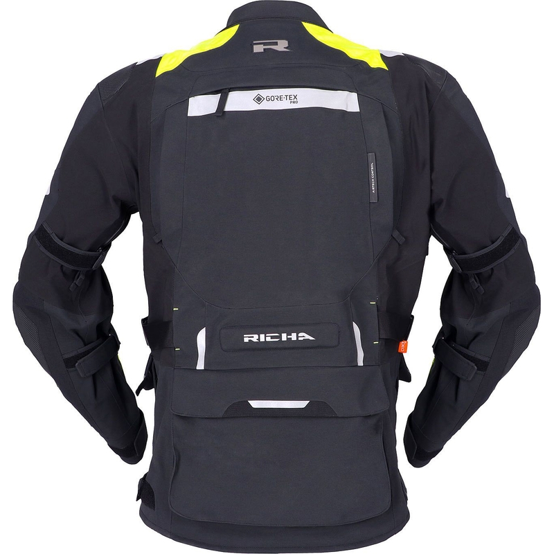 Giacca da moto RICHA Armada GTX Pro nero-giallo fluo Saldi