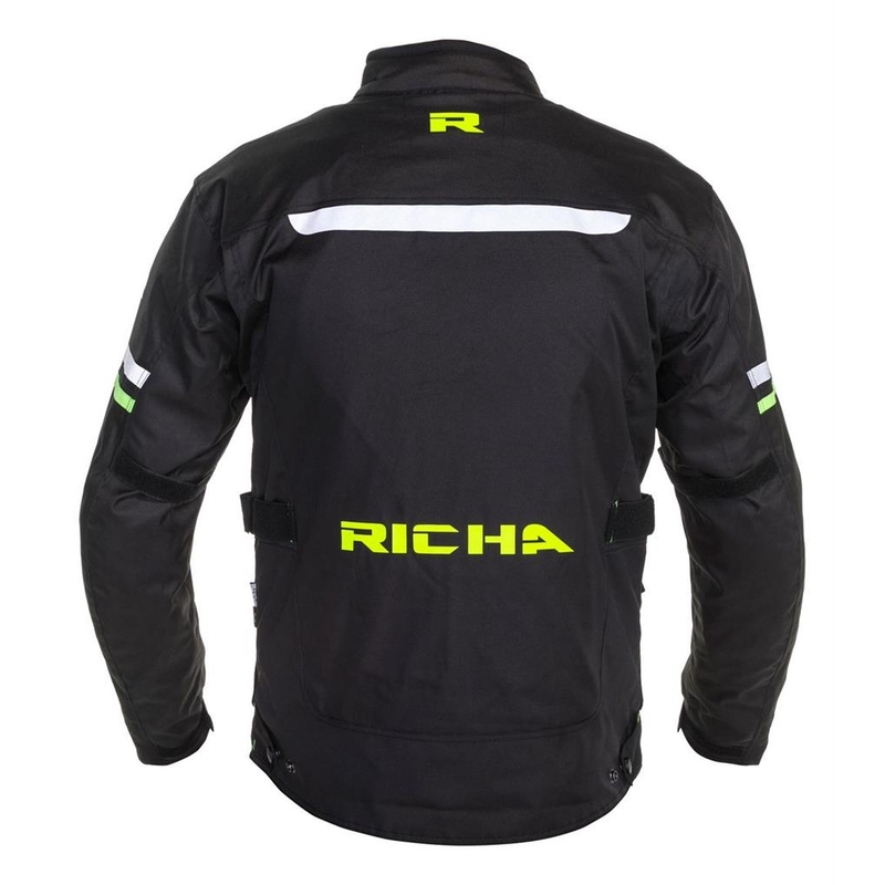 Bunda na motorku RICHA Buster WP Long černo-fluo žlutá výprodej