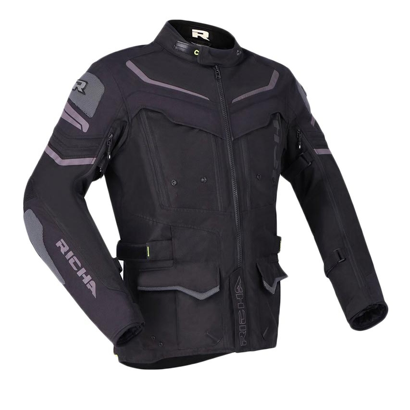 Bunda na motorku RICHA Infinity 2 Adventure černá výprodej