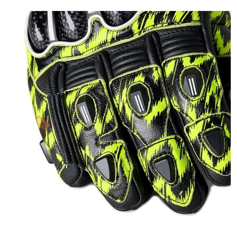 Rukavice na motorku RST Tractech Evo 4 CE černo-žluté žíhané výprodej