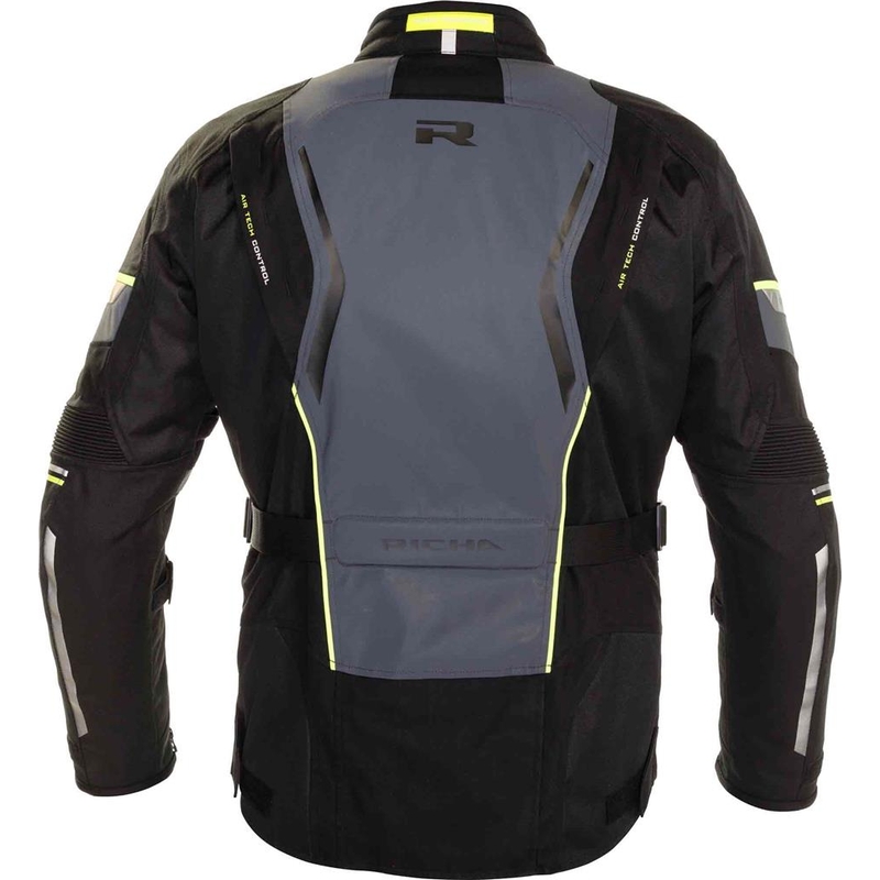 Giacca da moto RICHA Infinity 2 Flare donna grigio-giallo fluo Saldi