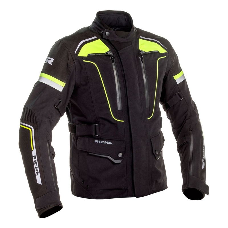 Giacca da moto RICHA Infinity 2 Pro nero-giallo fluo Saldi