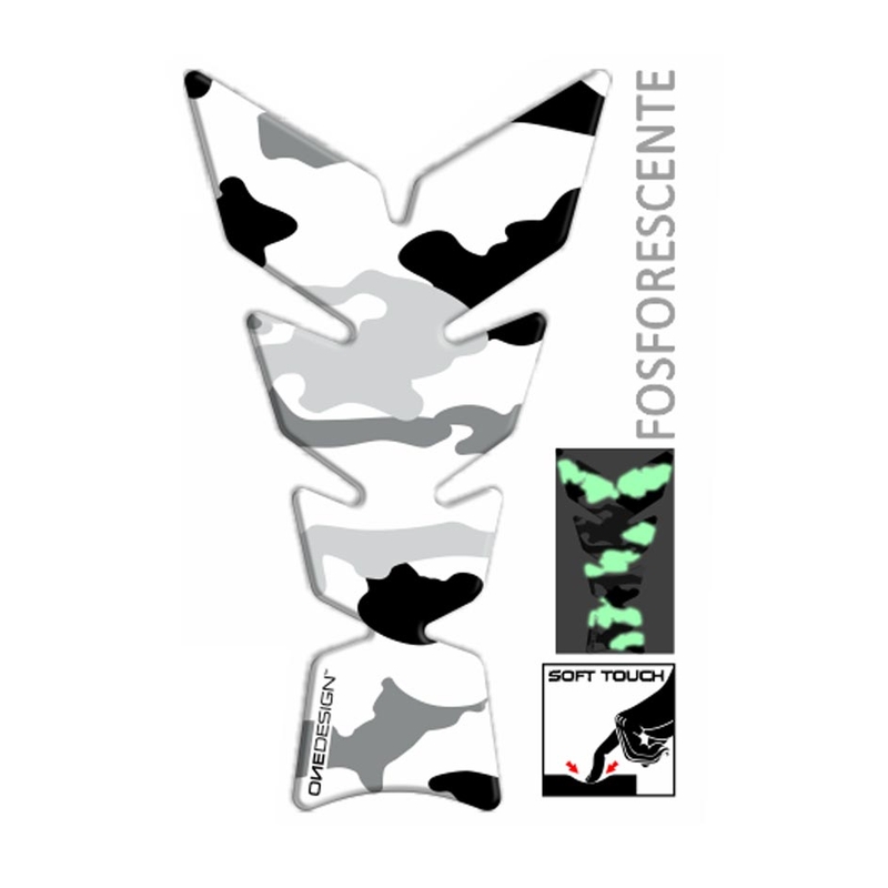 Coperchio del serbatoio - tankpad Stampa Mimetica Fosforescente Saldi