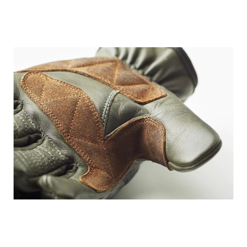 Guanti da moto Fuel Rodeo Verde-Marrone