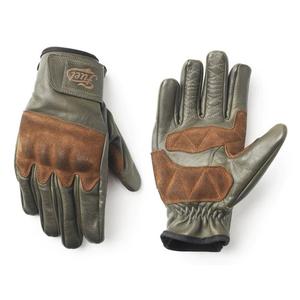 Guanti da moto Fuel Rodeo Verde-Marrone