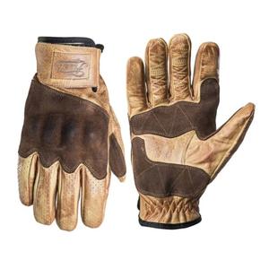 Guanti moto Fuel Rodeo marrone-giallo