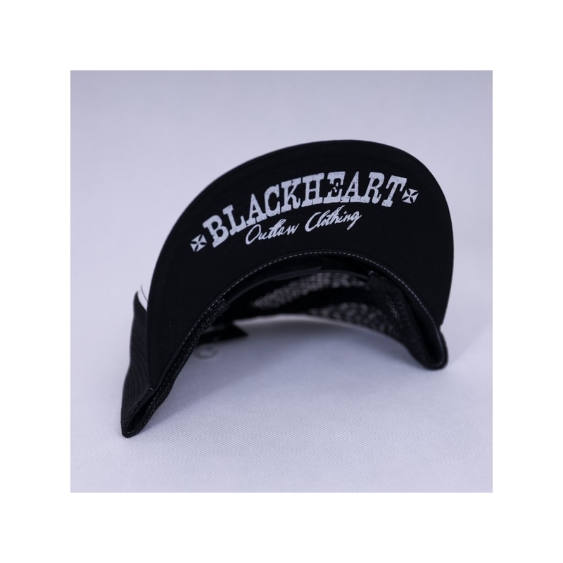 Cappello Cuore Nero Ossa