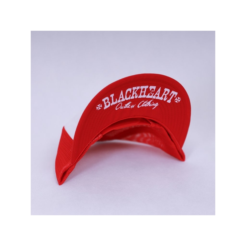 Cappello Cuore nero Comandante rosso