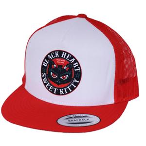 Cappellino Cuore Nero Kitty Saldi