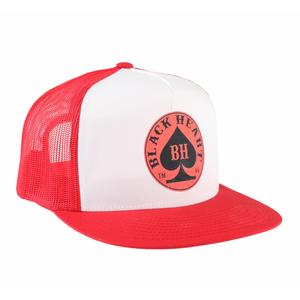 Cappello Cuore Nero Vanga Rossa