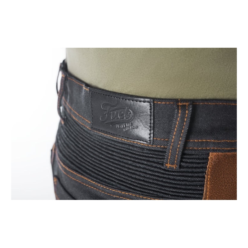 Pantaloni moto Fuel Sergeant 2 cerato marrone e nero