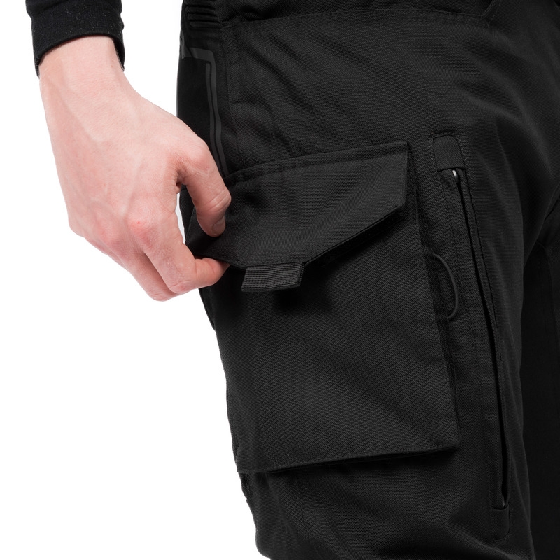 Pantaloni moto Ozone Union II neri corti Saldi