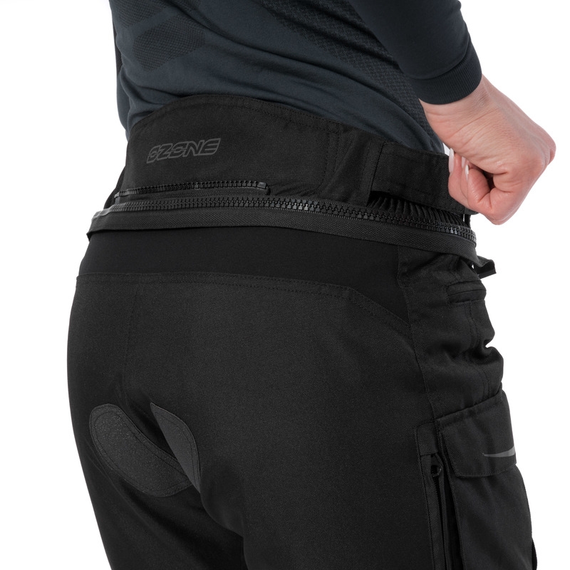 Pantaloni da moto Ozone Union II Donna Nero Saldi