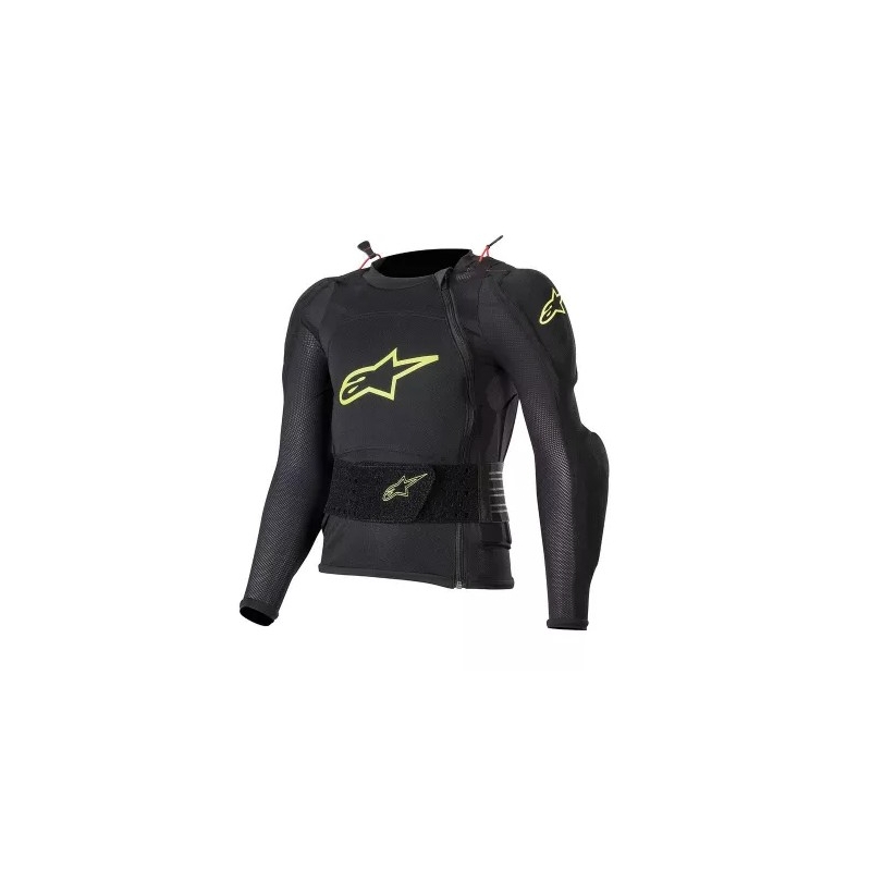Alpinestars Bionic Plus Kids Body Protector Nero-Giallo Fluo
