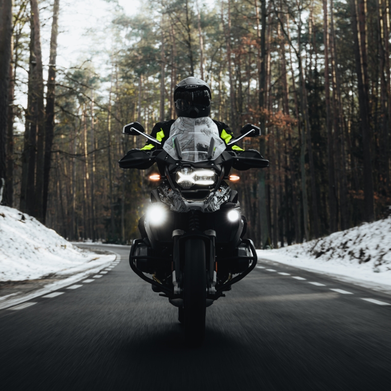 Giacca da moto Rebelhorn Hardy II nero-giallo fluo Saldi