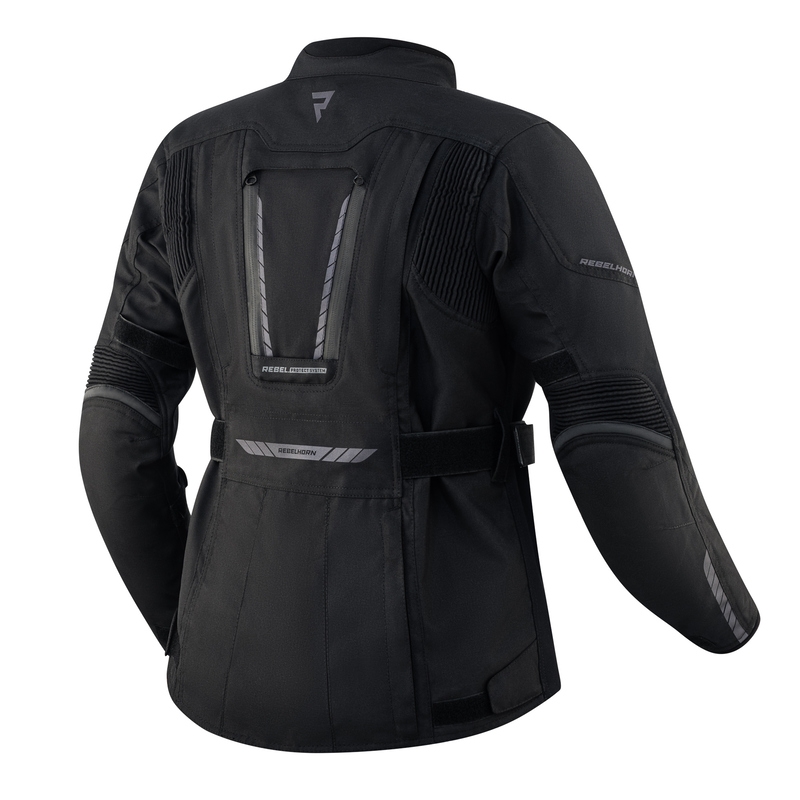 Giacca moto da donna Rebelhorn Hiker III nero Saldi