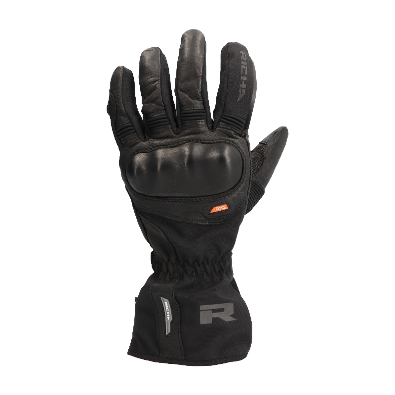 Rukavice na motorku RICHA Hypercane Gore-Tex černé výprodej