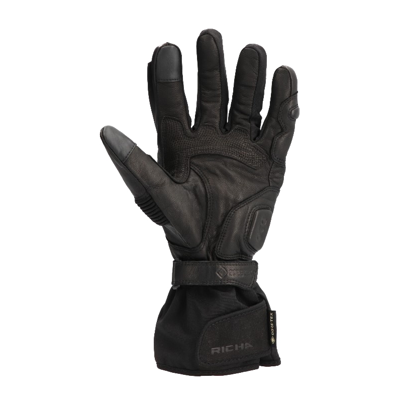 Rukavice na motorku RICHA Hypercane Gore-Tex černé výprodej