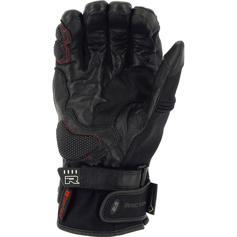 Rukavice na motorku RICHA Atlantic Gore-Tex černé výprodej