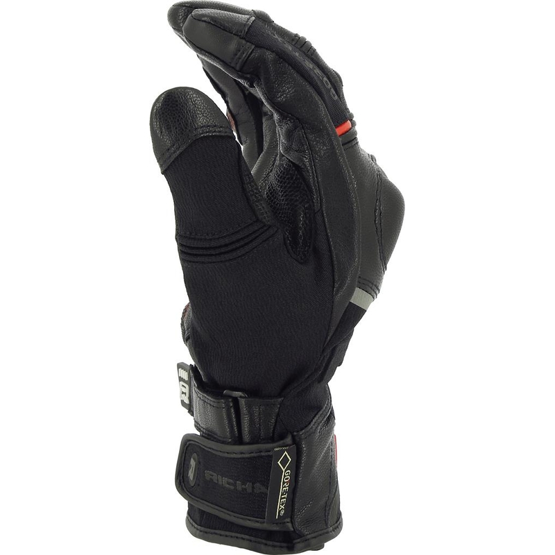 Rukavice na motorku RICHA Atlantic Gore-Tex černé výprodej