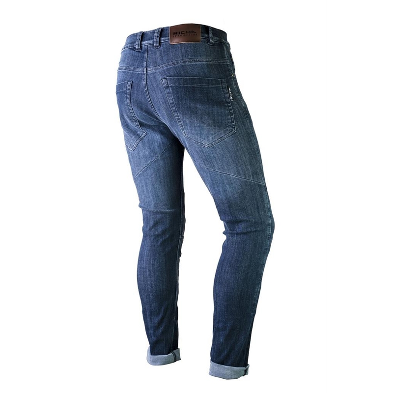 Jeans moto RICHA Epic Jeans blu lavato saldi