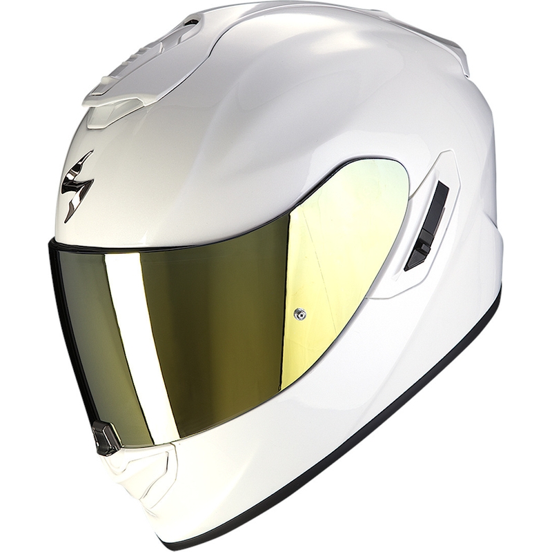 Casco integrale Scorpion EXO-1400 EVO Air Solid bianco perlato