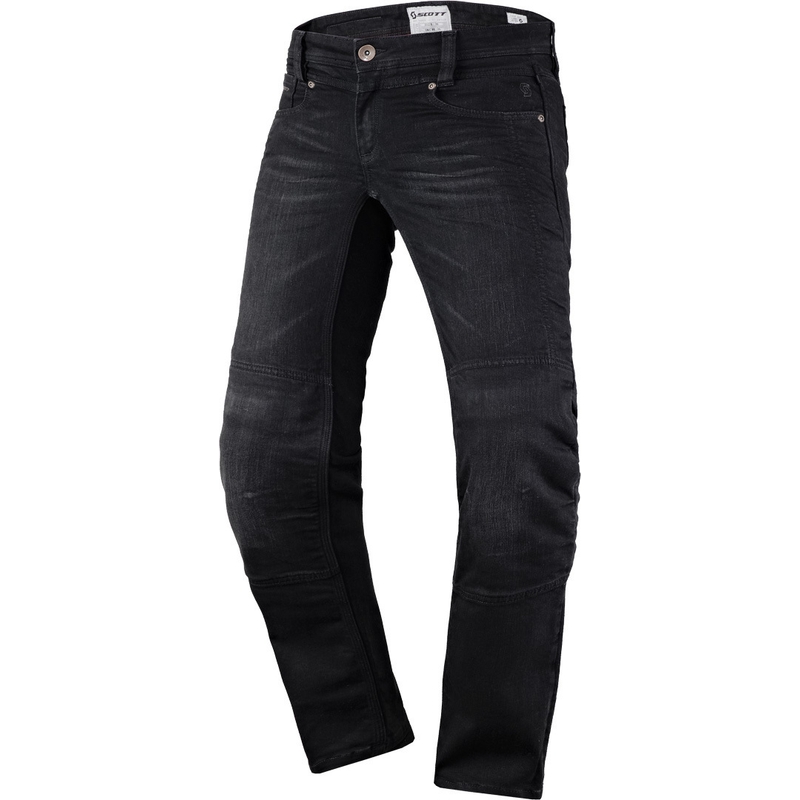 Jeans SCOTT Denim Stretch Motorcycle Donna Nero