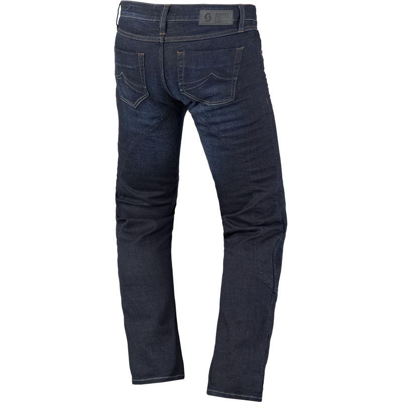 Jeans da motociclista SCOTT Denim Stretch Donna Blu