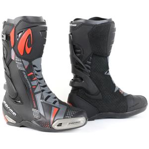Stivali da moto Forma Phantom nero-grigio-rosso