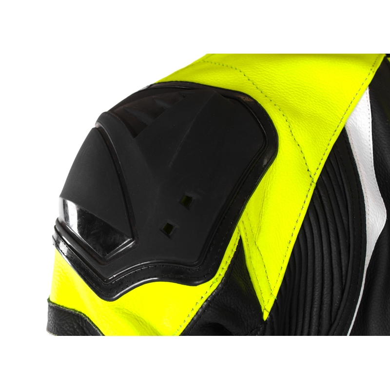Tuta moto RSA GT2 nero-bianco-giallo fluo Saldi
