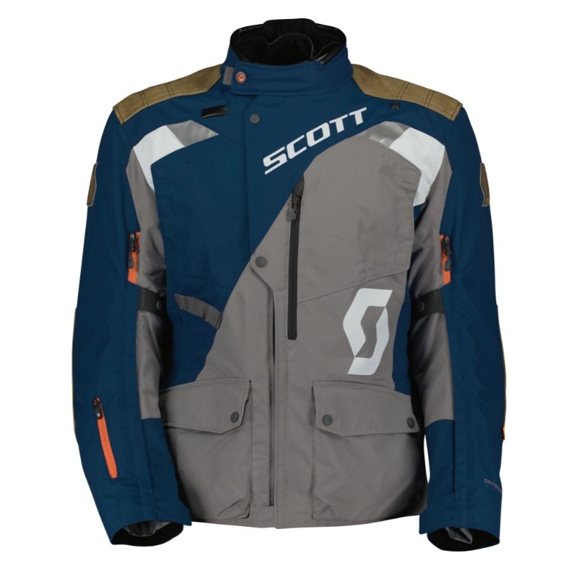 Giacca da moto SCOTT Dualraid Dryo grigio-blu Saldi