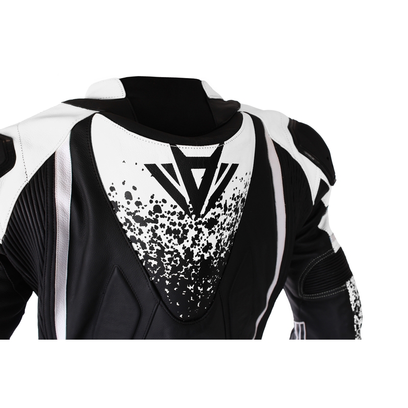 Tuta da moto RSA GT2 bianca e nera Saldi