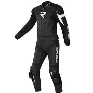 Tuta da moto Street Racer Fast Track 2 Nero Saldi