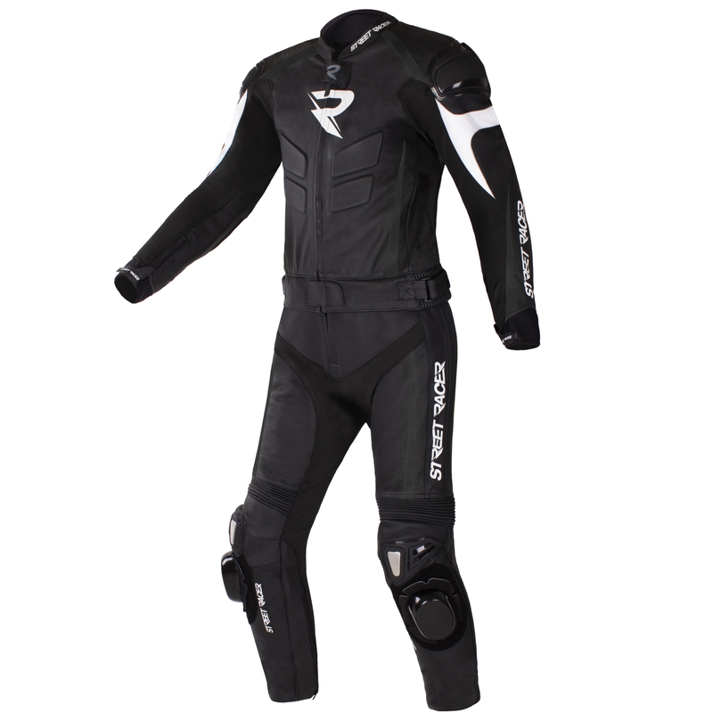 Tuta da moto Street Racer Fast Track 2 Nero Saldi
