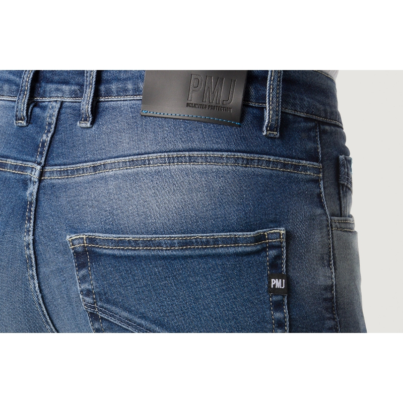 Jeans da moto blu PMJ Cruise Saldi