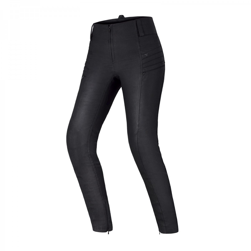 Jeans da motociclista Shima Nox 2.0 Wax Black da donna Saldi