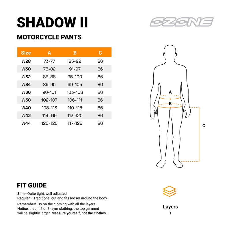 Jeans da moto Ozone Shadow II Nero Saldi