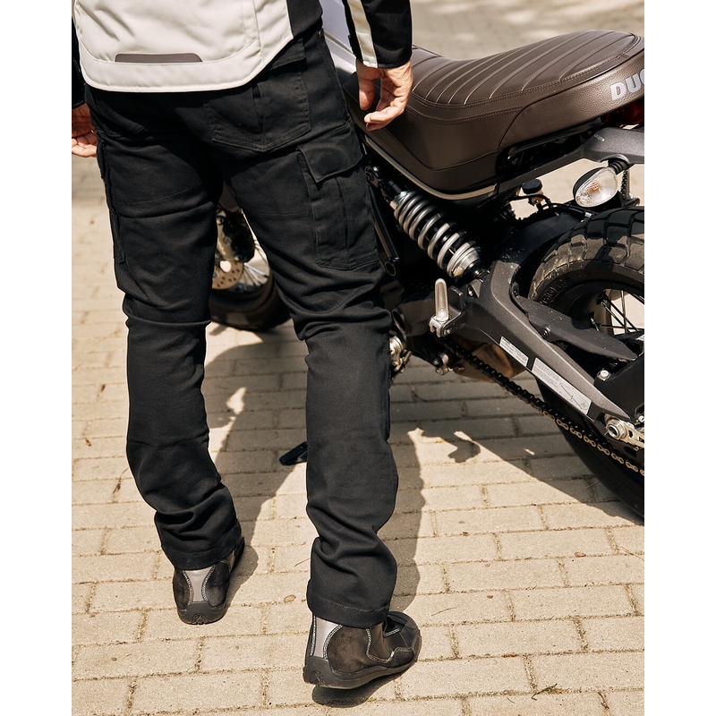 Jeans da moto Ozone Shadow II Nero Saldi