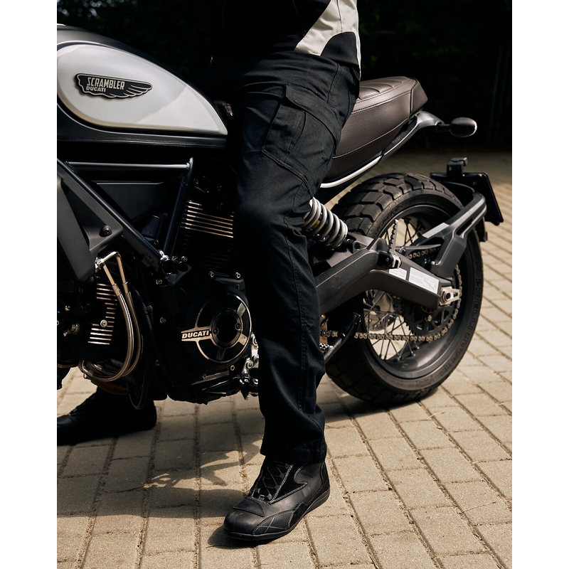 Jeans da moto Ozone Shadow II Nero Saldi