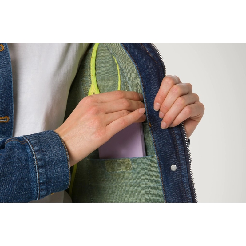 Giacca da moto PMJ Lucy blu Saldi