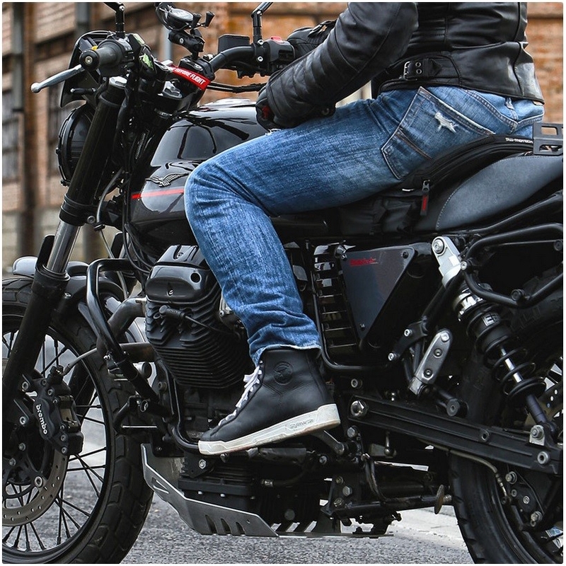Stivali da moto Stylmartin Core bianchi e neri