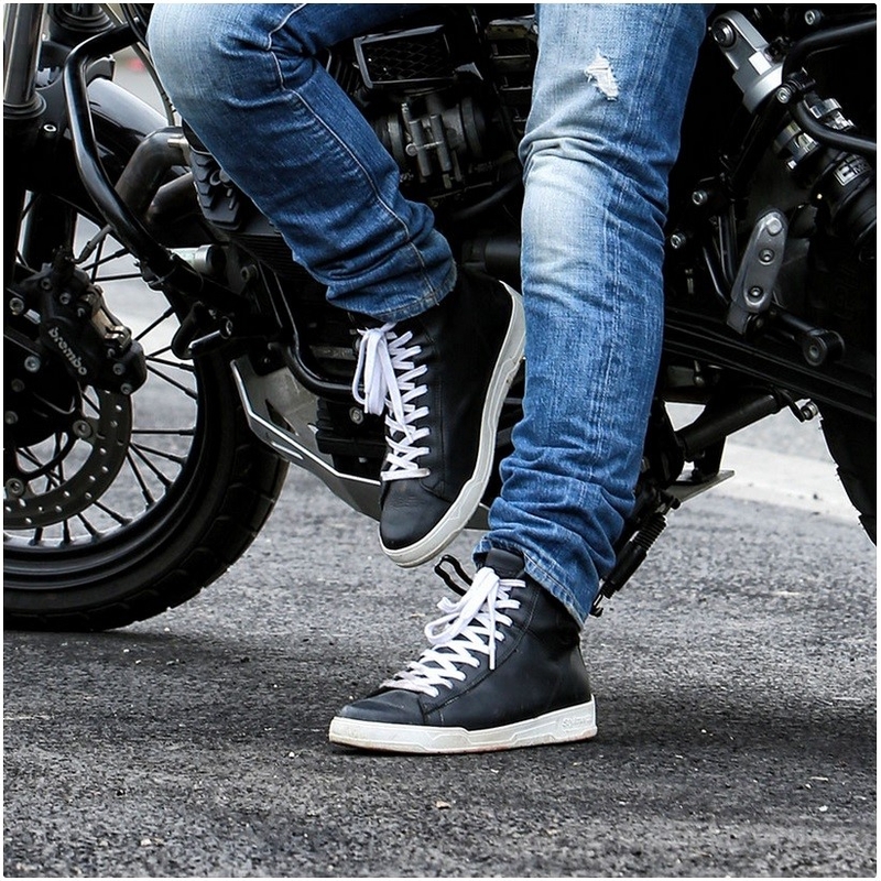 Stivali da moto Stylmartin Core bianchi e neri
